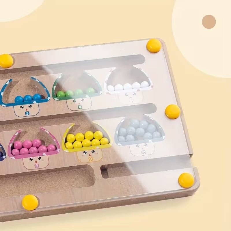 Wooden Color Sorting Magnetic Maze Board