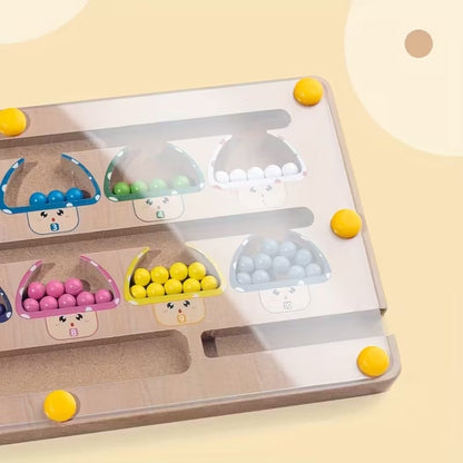 Wooden Color Sorting Magnetic Maze Board