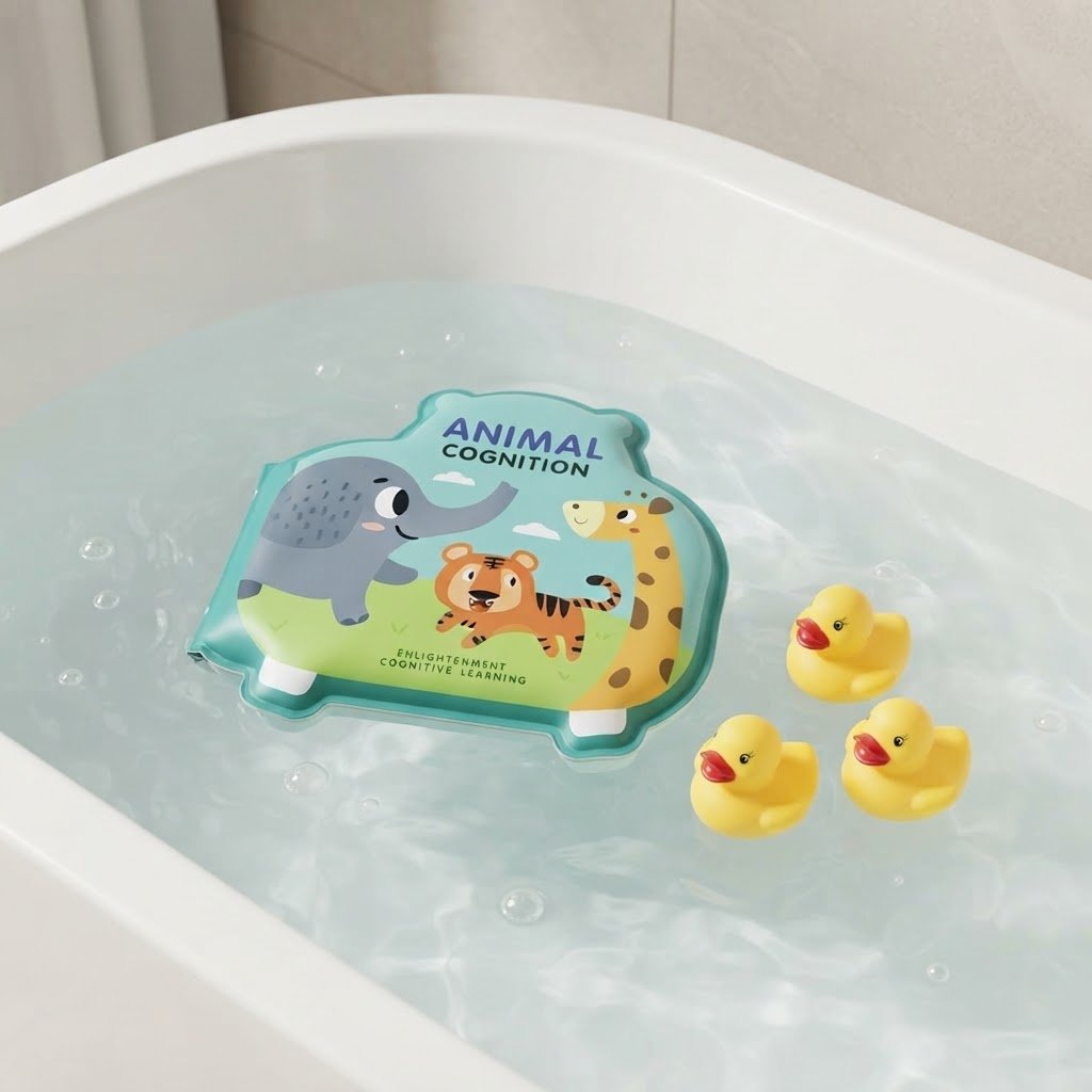Animal Cognition Bath Book with 3 Chu Chu Ducks