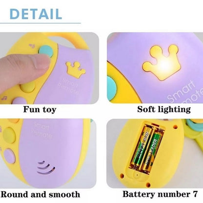 Huanger Smart Remote Car Keys Teether Toy with Light & Music Baby