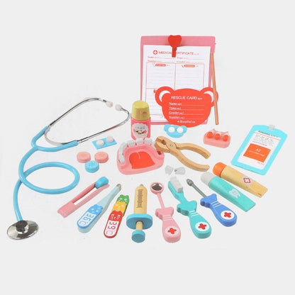 Wooden Pretend Play Doctor Set