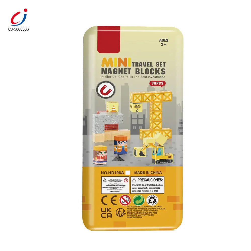 3D Construction Magnetic 38 Pcs Blocks