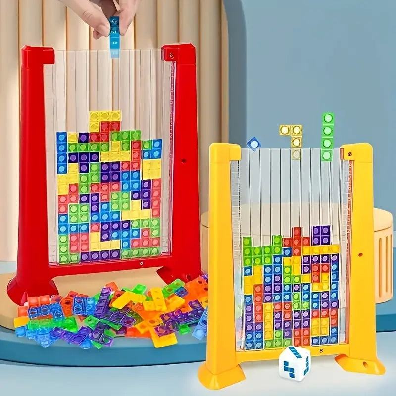 Brain Teaser Tetris Blocks Game: 70 pcs