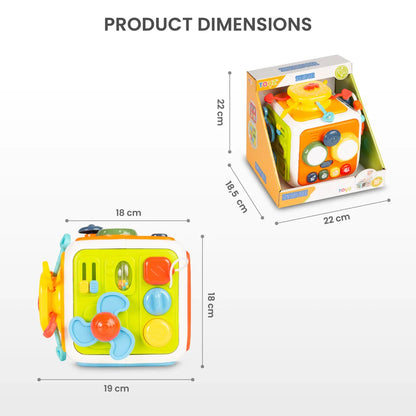 Huanger Interactive Sensory Activity Cube (with Music)