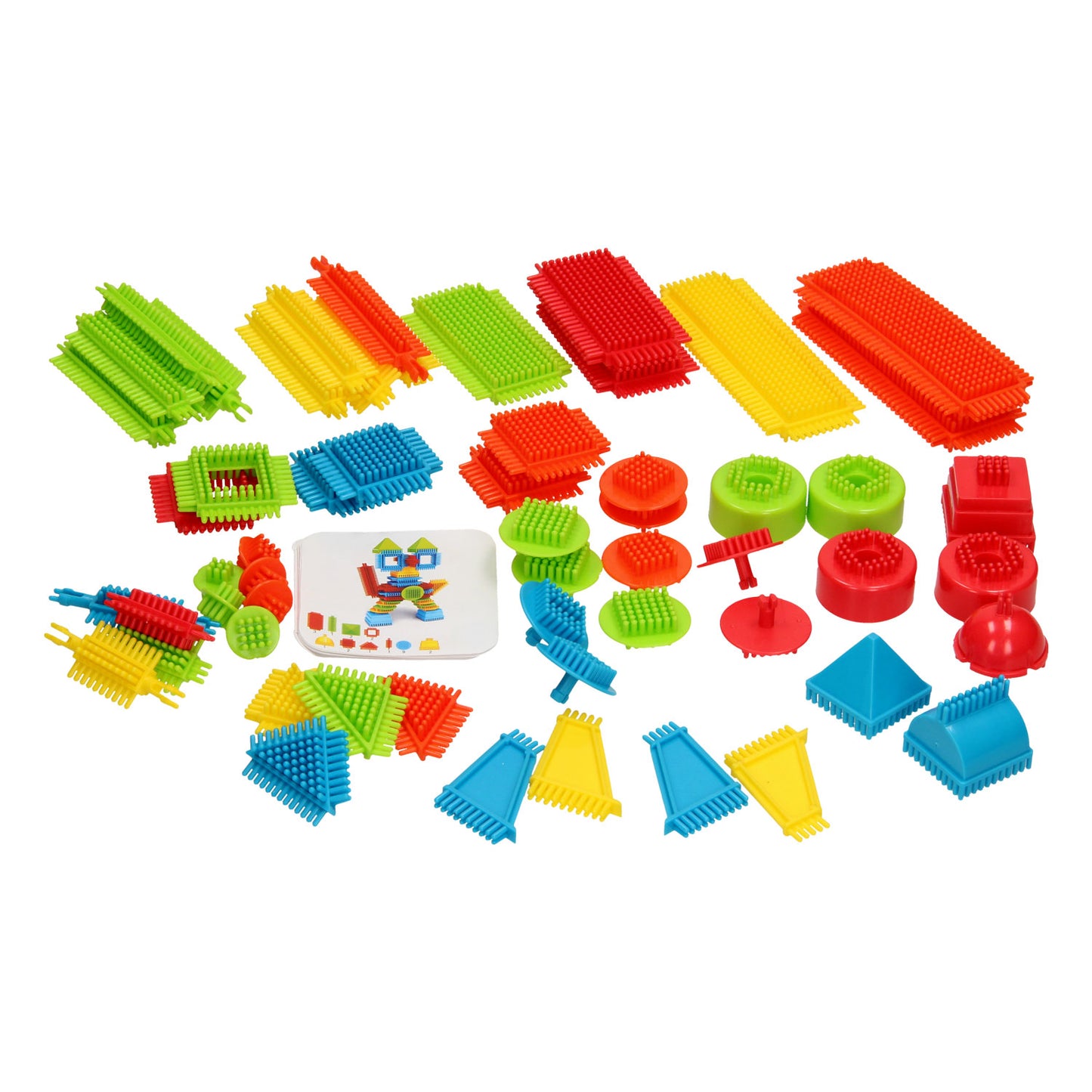 Hedgehog Bristle Mini Blocks (58 Pieces)