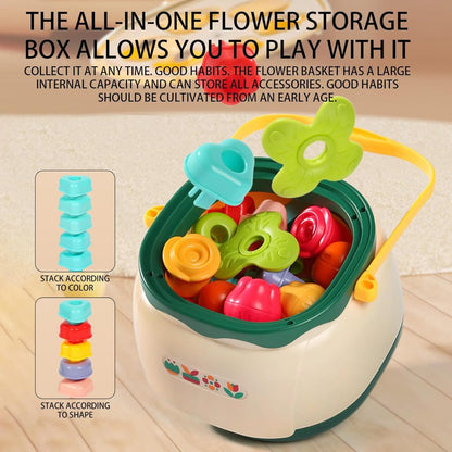 Huanger Flower Nails – Multifunctional Stacking and Shape Sorting Toy