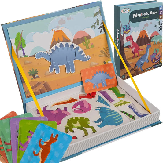 Color Day Dinosaur Magnetic Book  - 36 Pieces