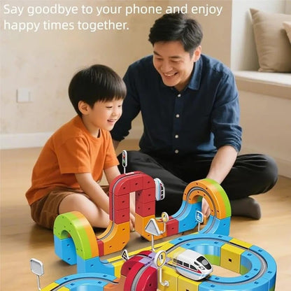 MagTrack Builder – Magnetic STEM Track Set - 67 Pcs