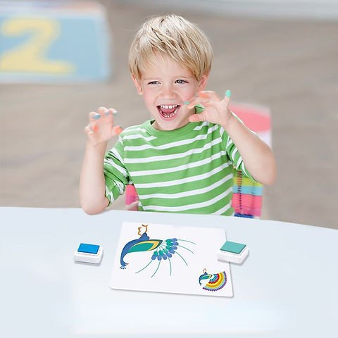 Finger Paints and Book Set (24 colors)