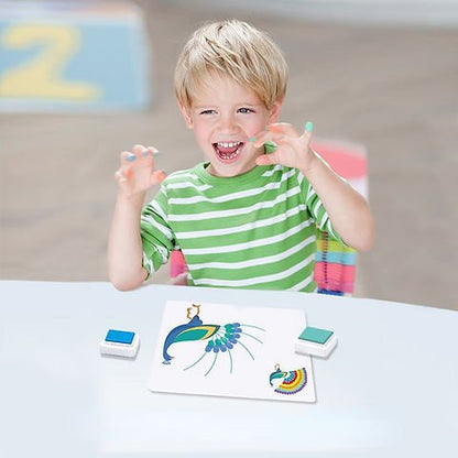 Finger Paints and Book Set (24 colors)