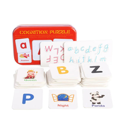 Alphabet Cognition Flash Cards (Tinbox)
