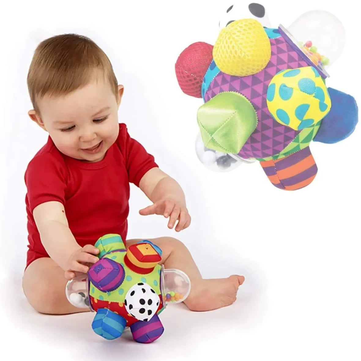 Baby Developmental Bumpy Rattle Ball