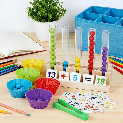 Number Cognitive Operation Bead Matching Game
