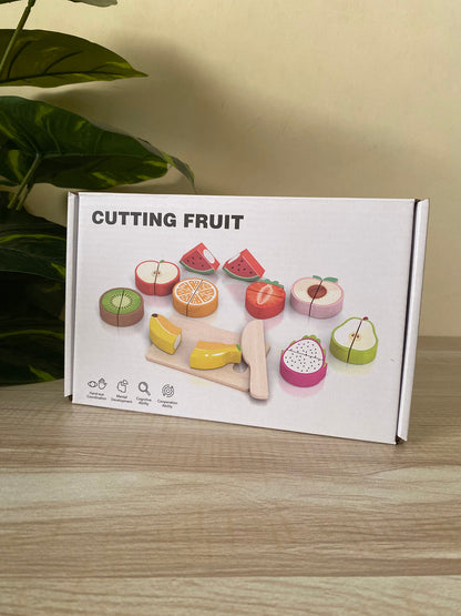 Wooden Cutting Fruit Set
