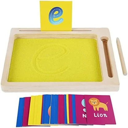 Wordpad Tracing – Wooden Sand Tray with Wooden Pen