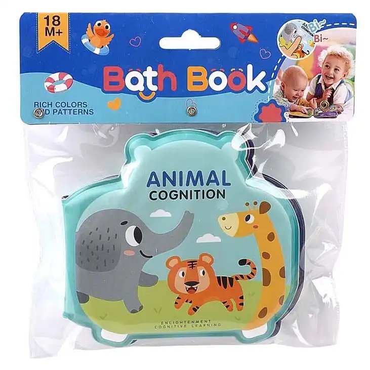 Animal Cognition Bath Book with 3 Chu Chu Ducks