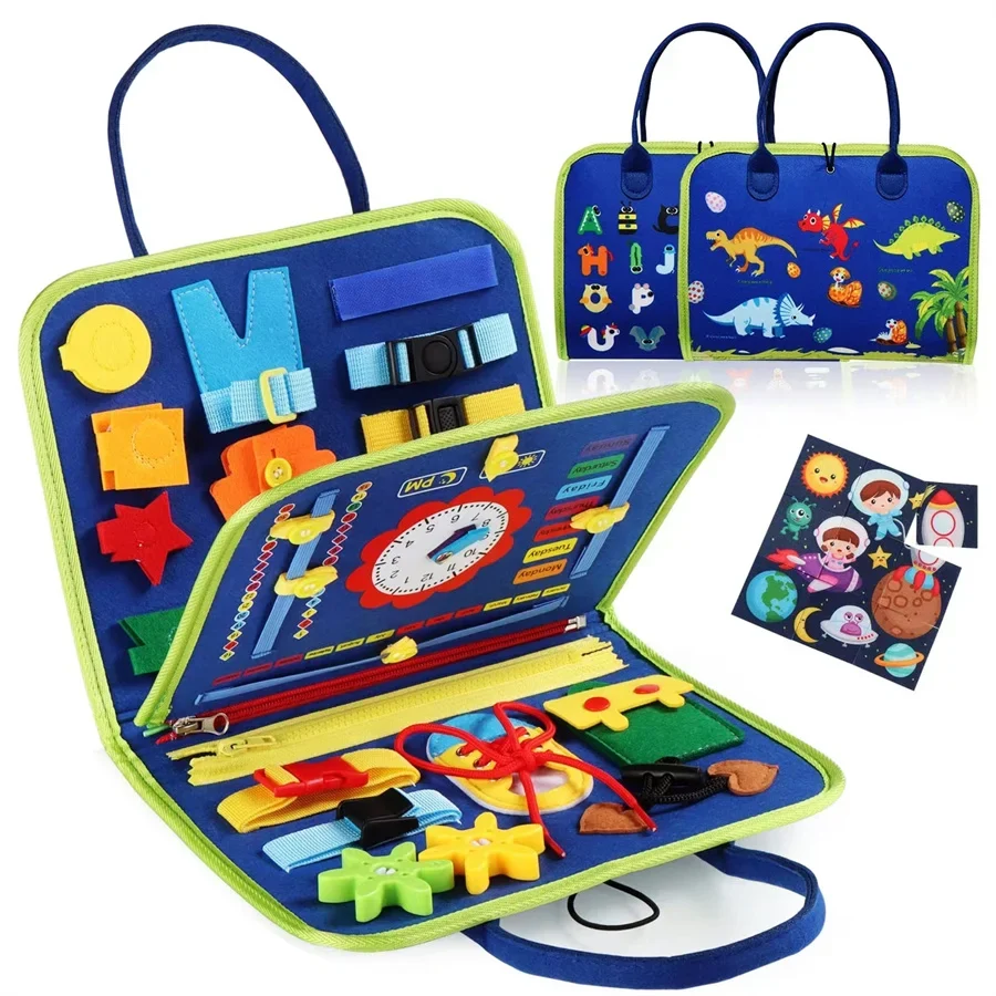 Busy Montessori Fine Motor Skills and Sensory Book