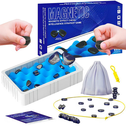 Magnetic Effect Chess Stone Family Board Game