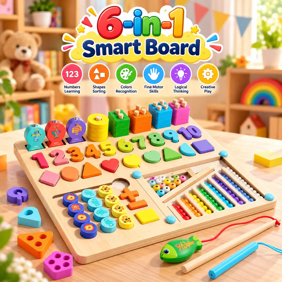 6 in 1 Multifunctional Logarithmic Pairing Board