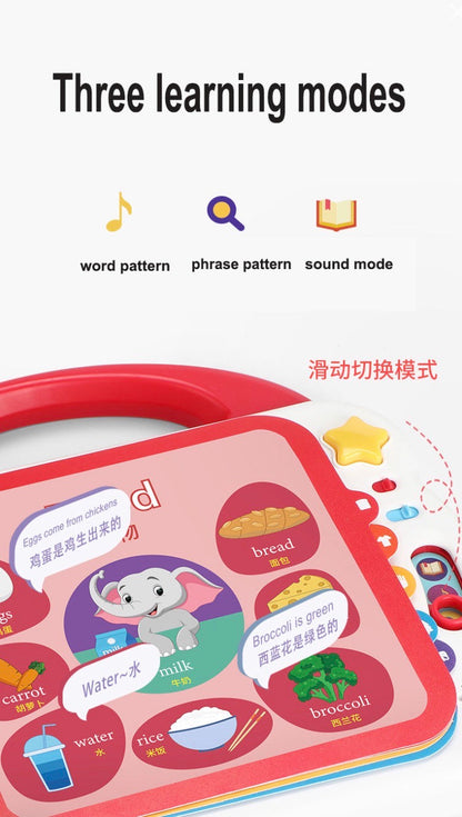 Touch and Learn Words Book with Bluetooth Function – 108 Words