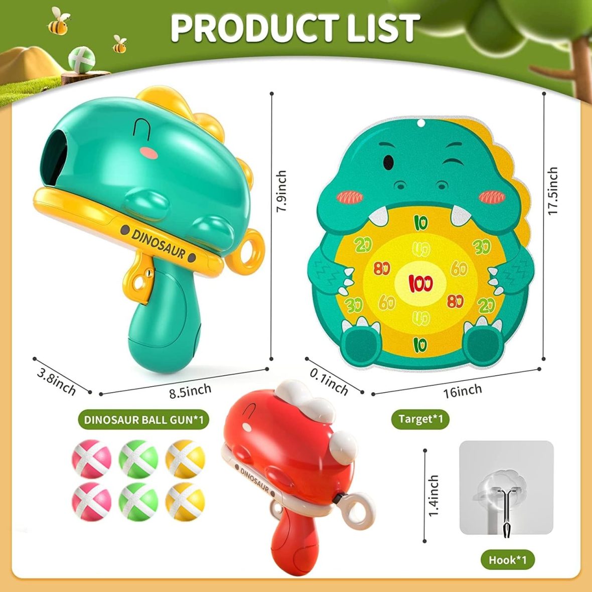 Dinosaur Shooting Toy Game for Kids