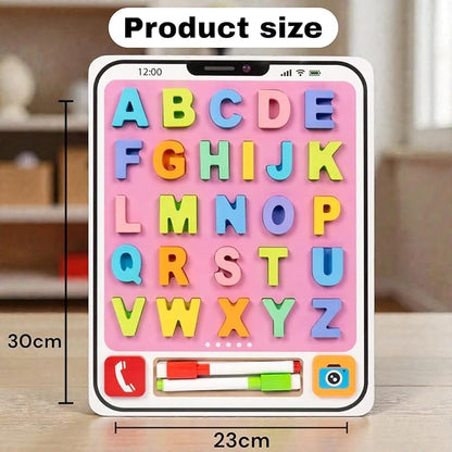 2 in 1 Mobile Alphabet Stacking & White Board
