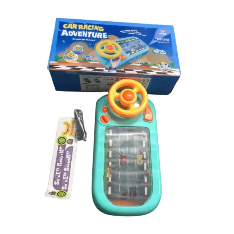 Interactive Car Racing Adventure Steering Wheel for Kids