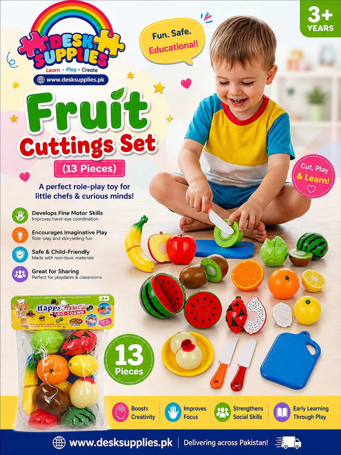Fruit Cuttings Set (13 Pieces)