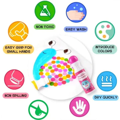 Washable Dot Markers – Set of 3