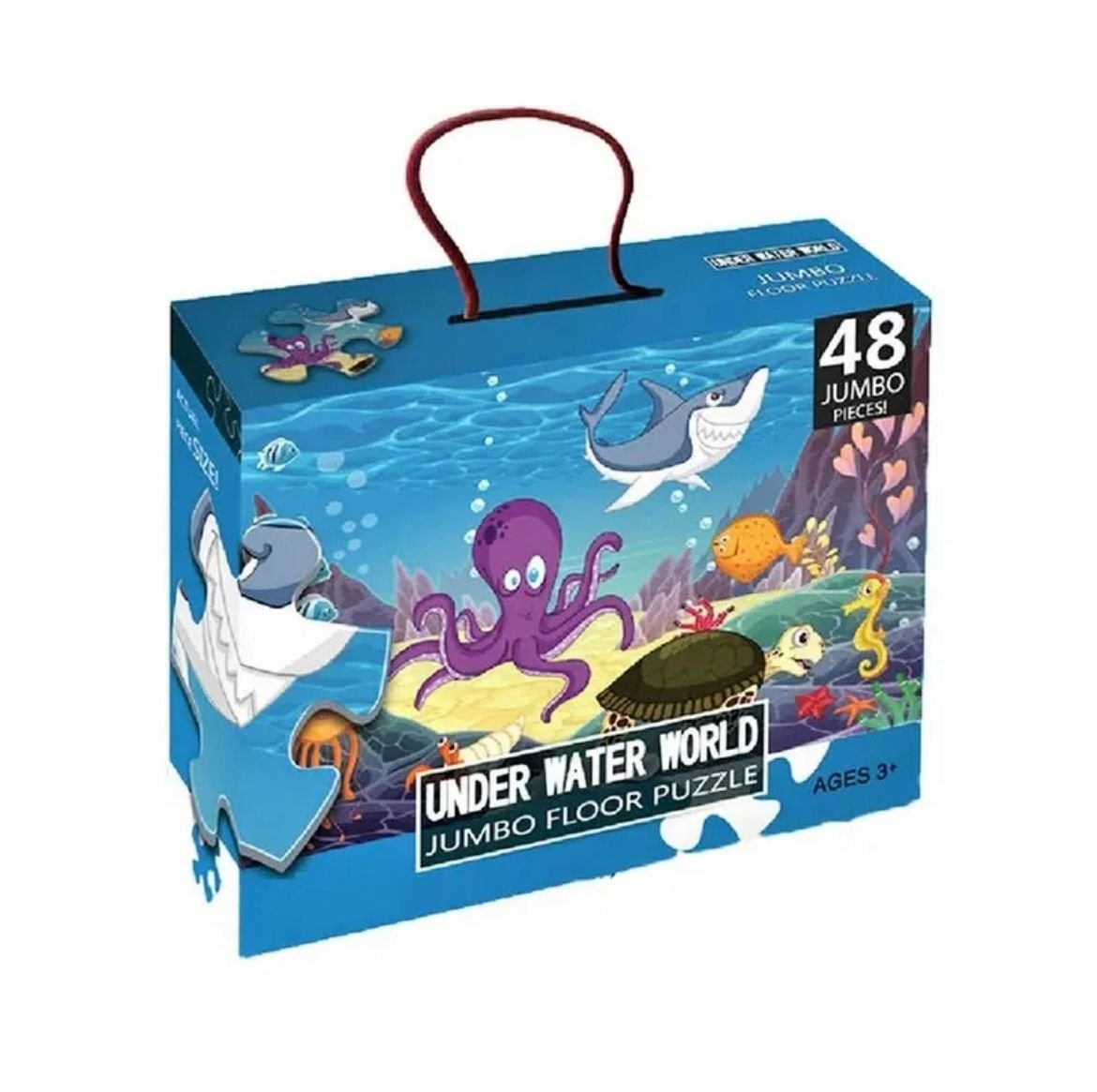 Under Water World Jumbo Floor Jigsaw Puzzle – 48 pieces