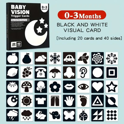 Black And White Flashcards – High-Quality Visual Stimuli for Early Learning And Development