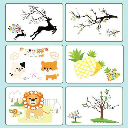 Finger Paints and Book Set (24 colors)