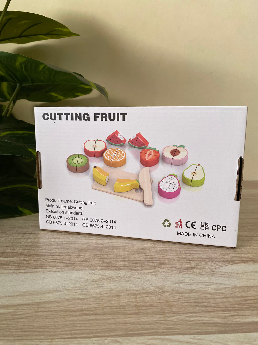 Wooden Cutting Fruit Set