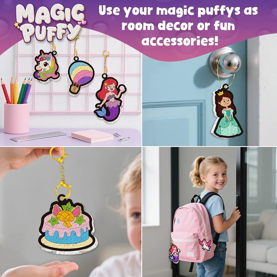 Unicorn Magic Puffy – 3D Art painting Kit