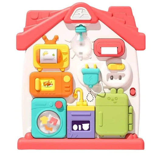 Multifunctional Early Interactive House Busy Learning Board