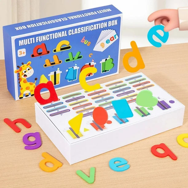 Multifunctional Spelling Learning and Alphabet/Shape Classification Game