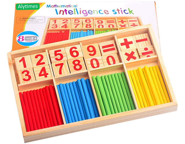 Wooden Math Intelligence Sticks