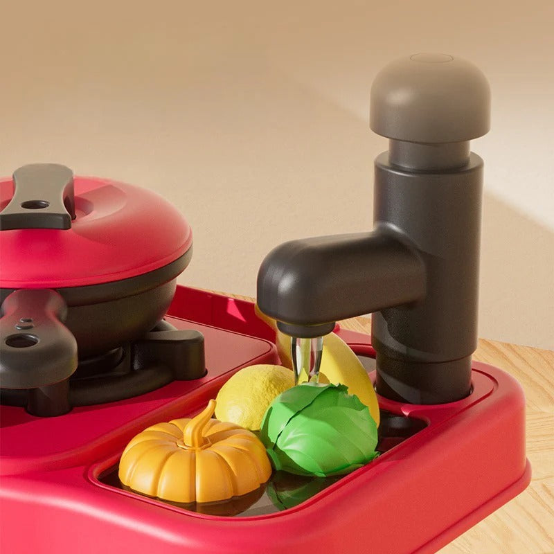 My Mini Little Kitchen Happy Cook Pretend Play Kit 45 Piece