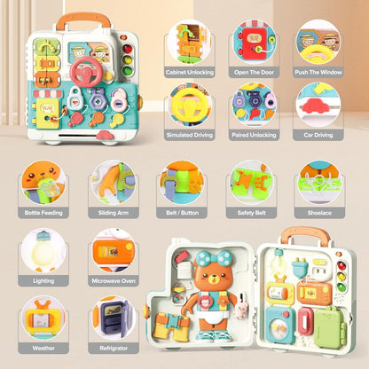 Multifunctional Busy and Sensory Board with Light and Sound