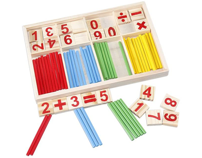Wooden Math Intelligence Sticks