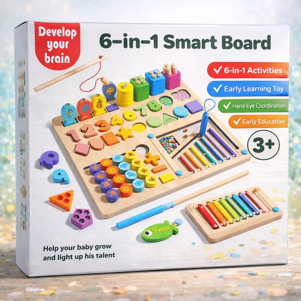 6 in 1 Multifunctional Logarithmic Pairing Board