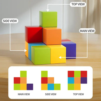 Magnetic Building Blocks Blocks – 48 pieces (2cm x 2cm)
