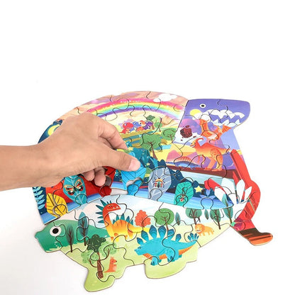Mini Dinosaur World Jigsaw Puzzle