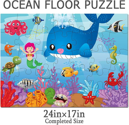 Ocean Wrold Jumbo Floor Jigsaw Puzzle – 35 pieces