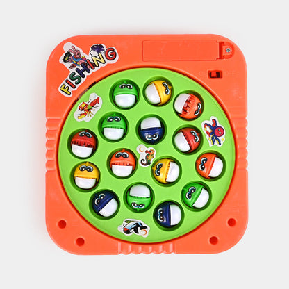 Battery-Operated Rotating Fishing Game Toy for Kids & Toddlers