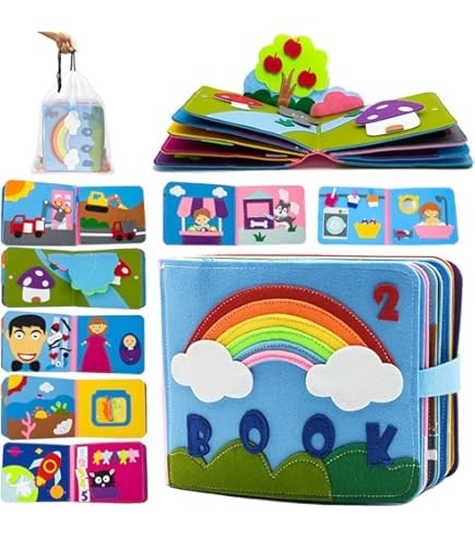 Montessori Felt Quiet Activity Book