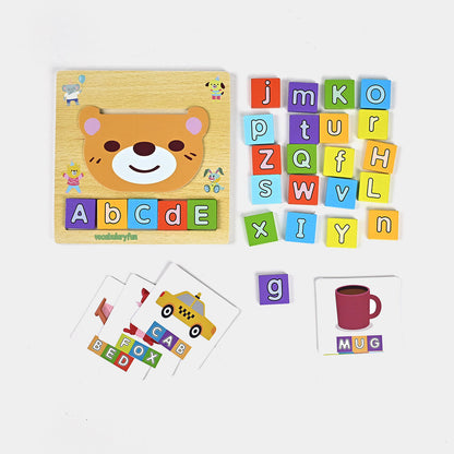 Wooden Two In One Letter Matching