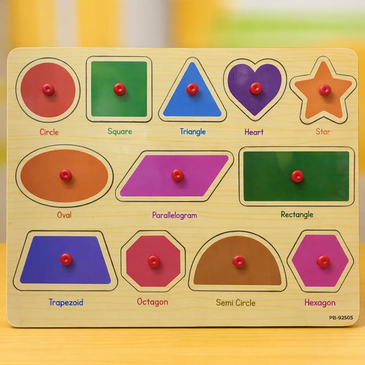 Shapes Wooden Peg Puzzle