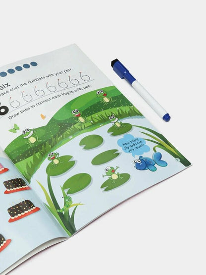 Kids First Numbers Wipe & Clean Book