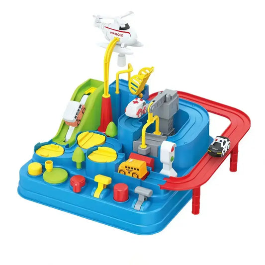 Mini Car Adventure Track Set Fun Learning Toy for Curious Kids